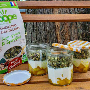 VERRINES-MUESLI-CHOCOLAT-POMMME-SPIRULINE