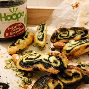 PALMIERS-FEUILLETÉ-PATE-A-TARTINER-SPIRULINE