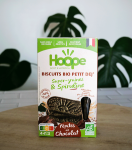 photo d'un paquet de biscuit petit déj pépites de chocolat