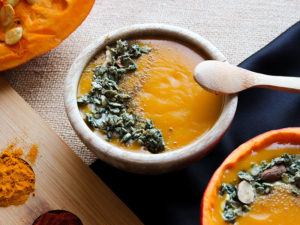 Soupe végétarienne potimarron