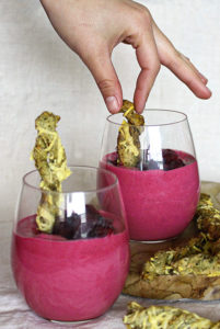 VERRINE BETTERAVE BOURSIN FROMAGE FRAIS