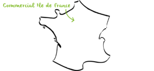 CARTE RECRUTEMENT COMMERCIAL ILE DE FRANCE