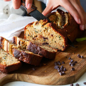 BANANA BREAD SUCRÉ BANANE SPIRULINE