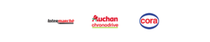 référencement de la spiruline en paillettes dans les enseignes : Auchan, Cora